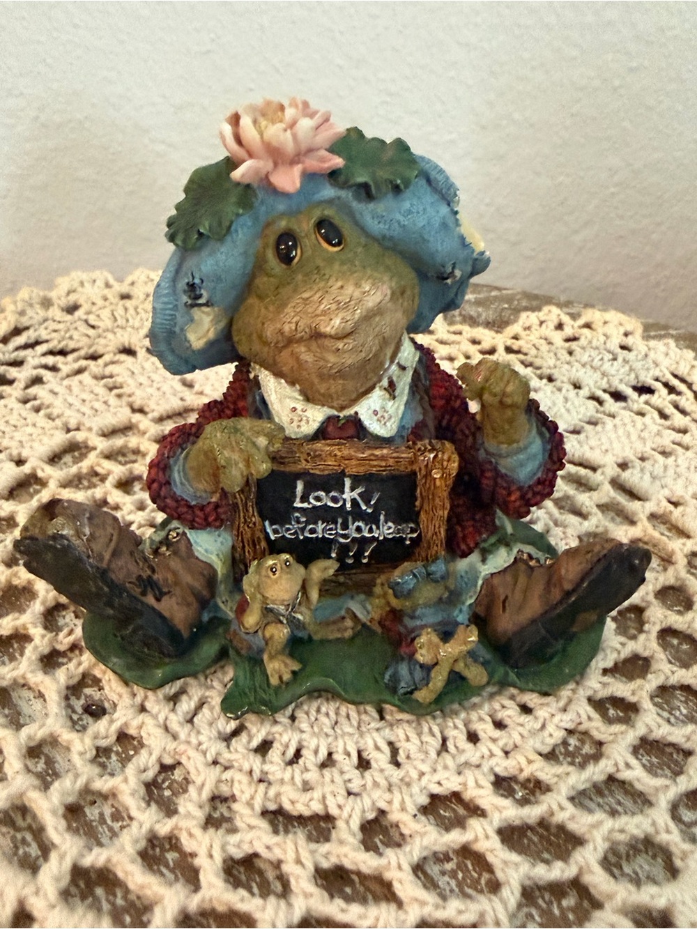 Boyd’s Bear and Friends Wee Folkstone titled “Ms. Lilypond… Lesson Number One”